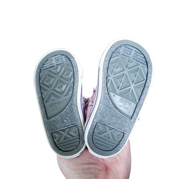 Converse One Star Little Girls Chucks Tennis Shoes Size 5 US Sneakers See Descri - Picture 8 of 10